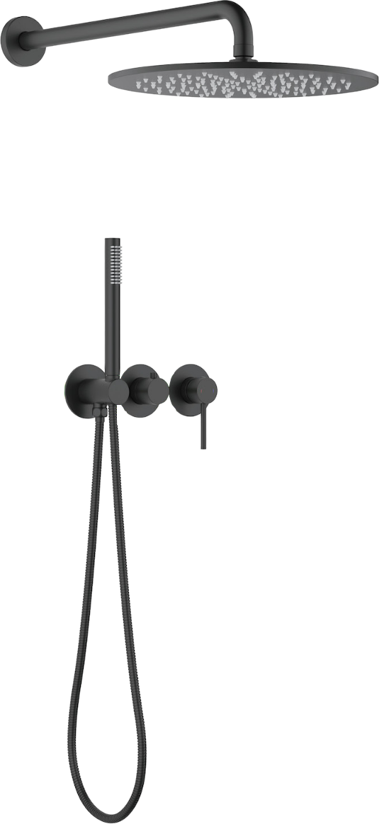 Душевой комплект Timo Saona SX-2349/03SM С ВНУТРЕННЕЙ ЧАСТЬЮ, черный