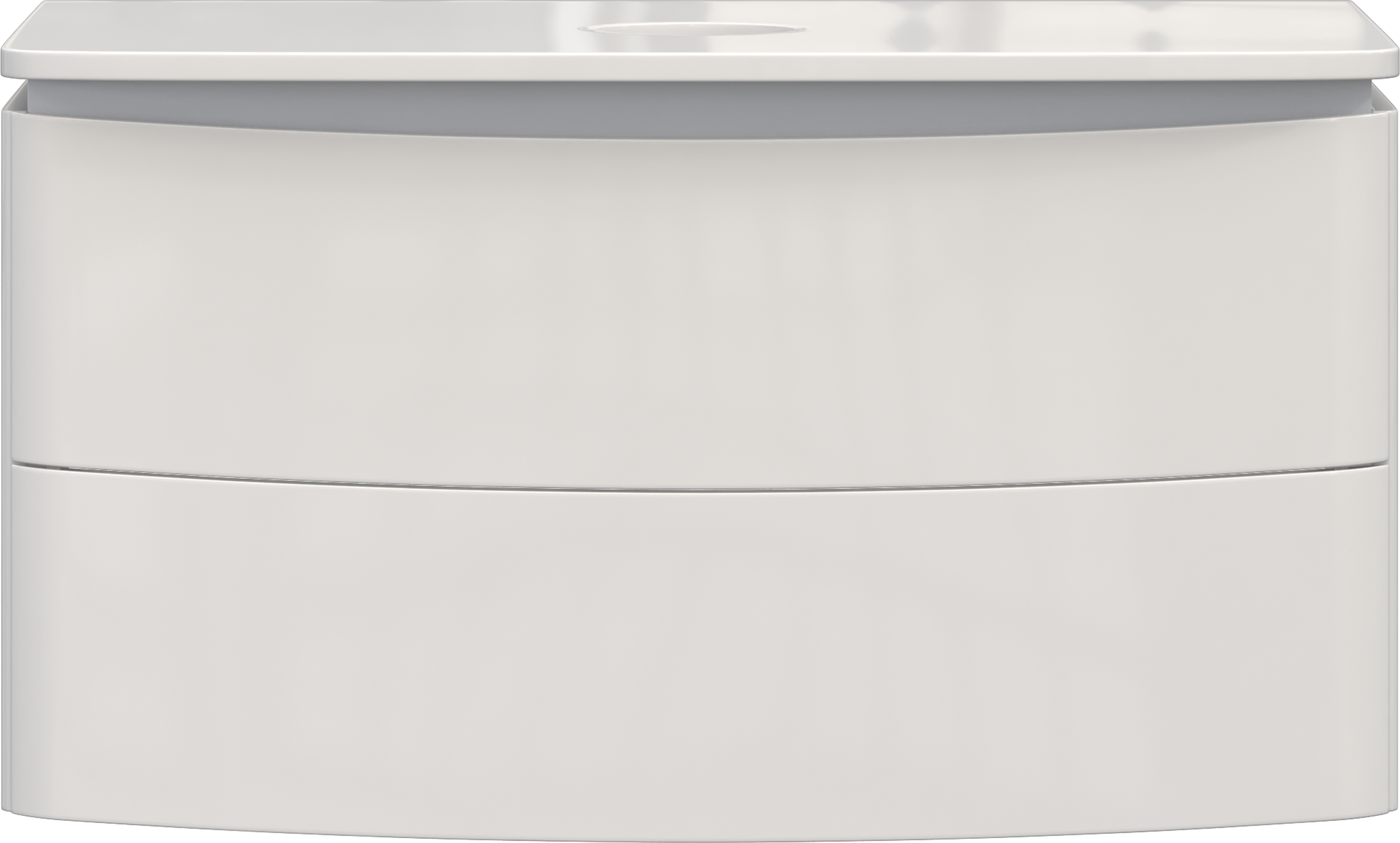 Тумба под раковину со столешницей Velvex Luna 80