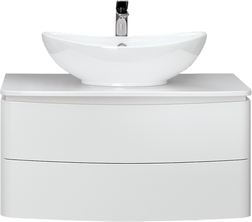 Тумба с раковиной Velvex Luna 100