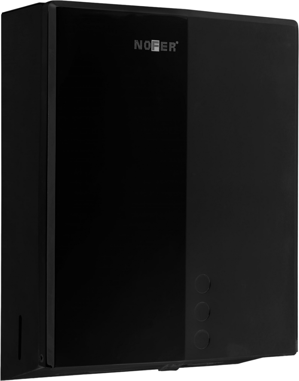 Диспенсер бумажных полотенец Nofer Industrial 04046.N нержавеющая сталь, черный