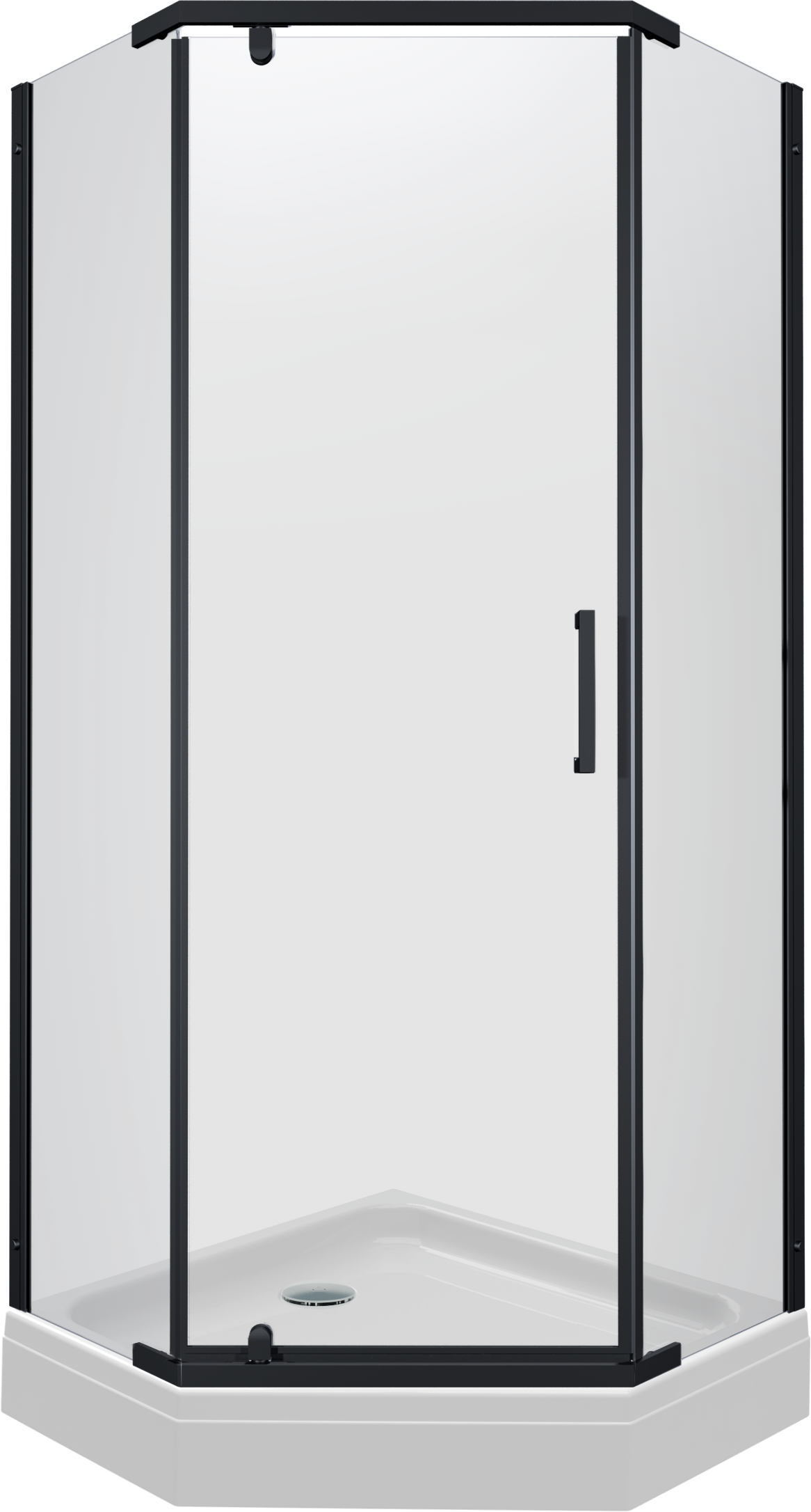 Душевой уголок Triton Дека -Блэк Щ0000059782 90х90, с поддоном, профиль черный