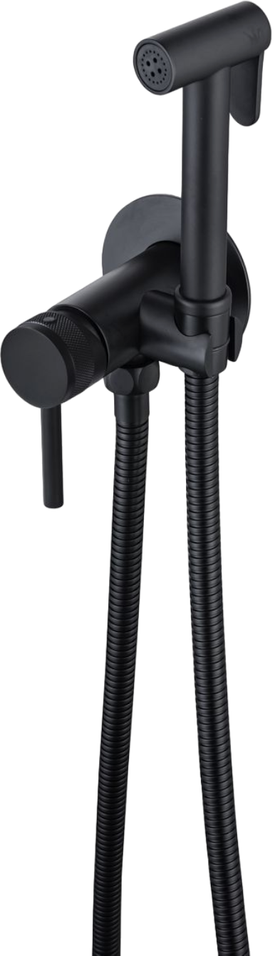 Гигиенический душ Allen Brau Priority 5.31A29-31 С ВНУТРЕННЕЙ ЧАСТЬЮ, матовый черный