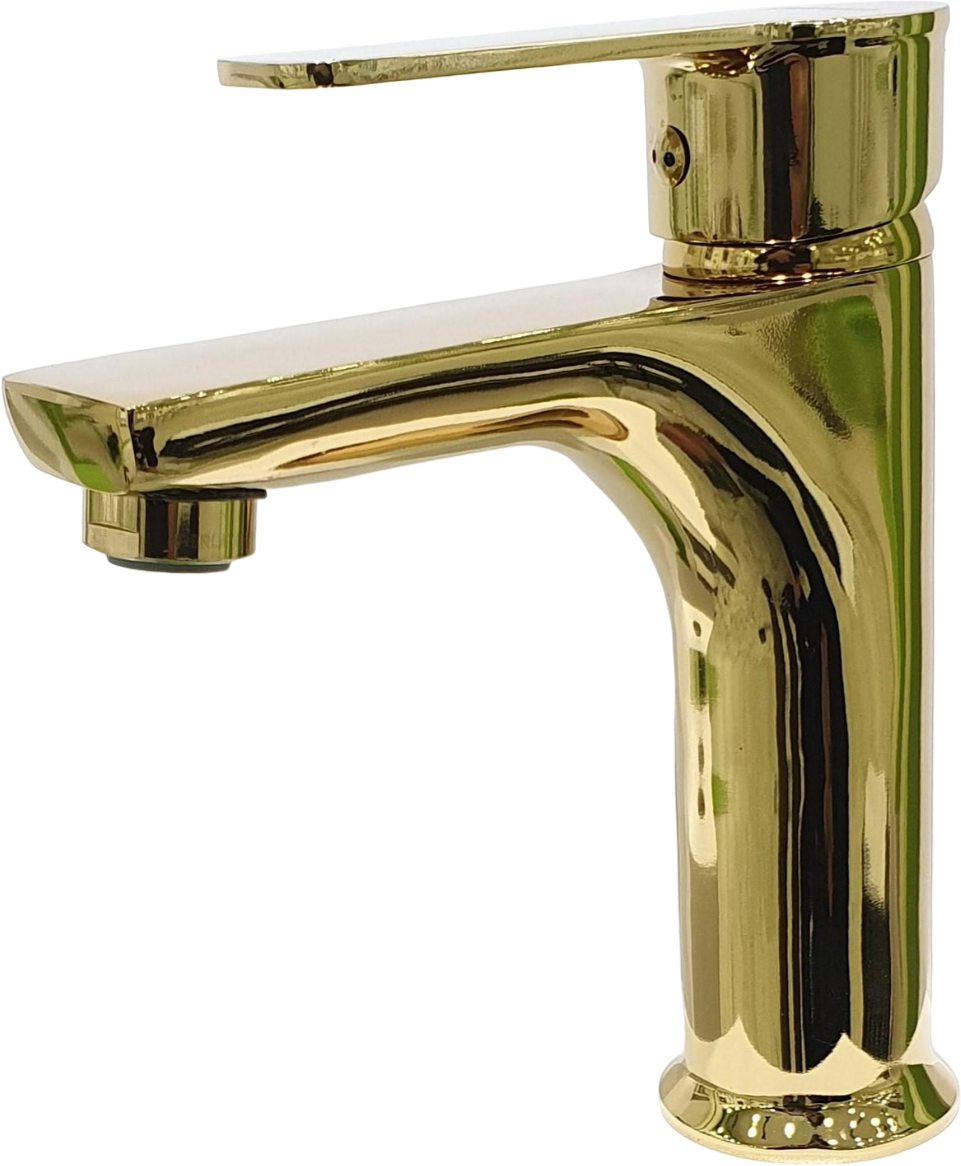 Смеситель для раковины SW Готланд глянцевое золото