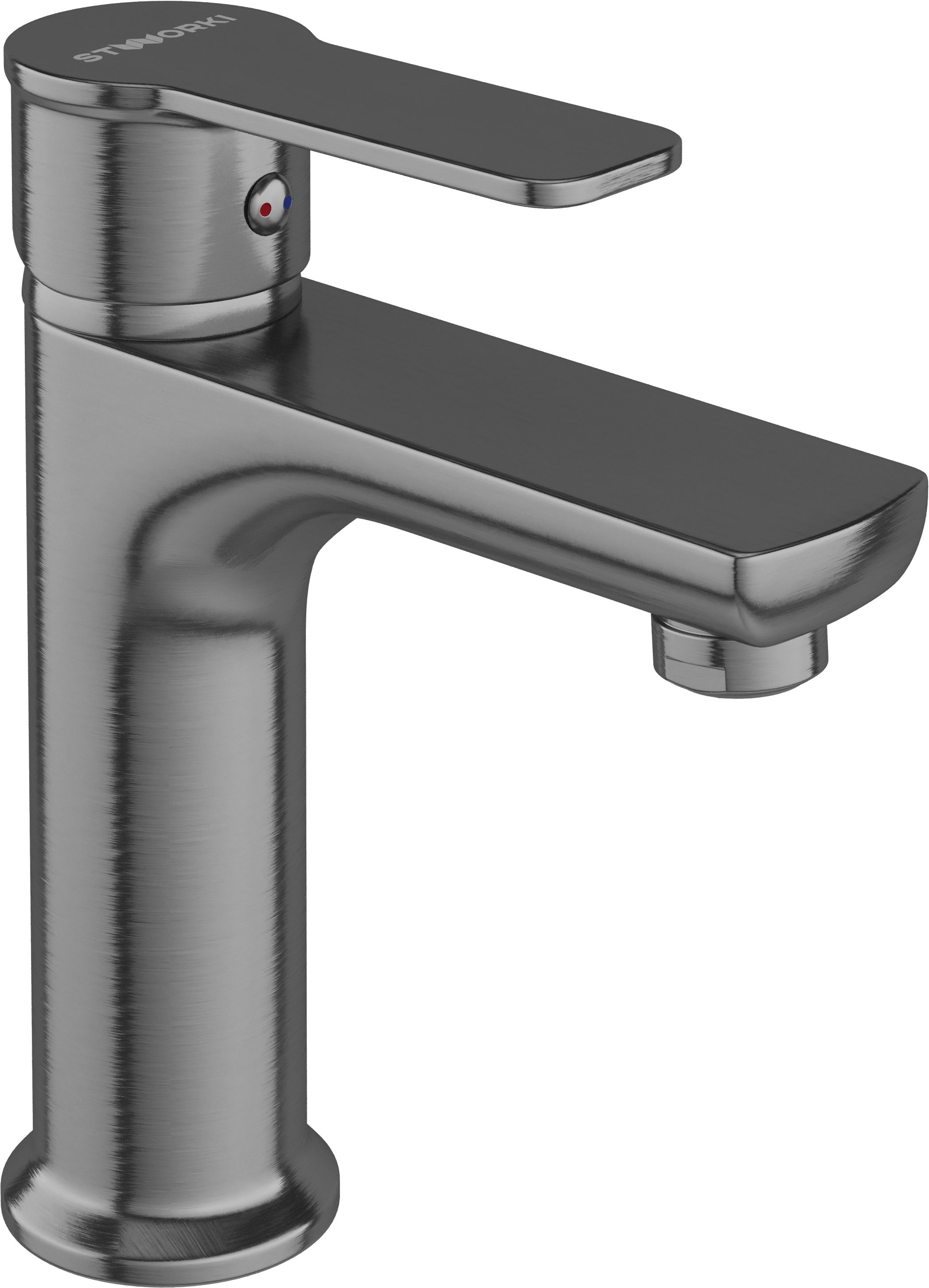 Смеситель для раковины SW Готланд воронёная сталь