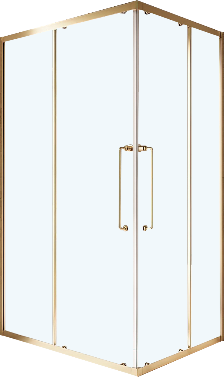 Душевой уголок Cezares Relax RELAX-304-AH-2-120/90-C-BORO 120x90, профиль брашированное золото