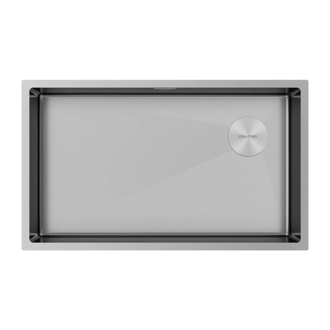 Мойка кухонная Paulmark Next-Skew PM887444-BS брашированная сталь