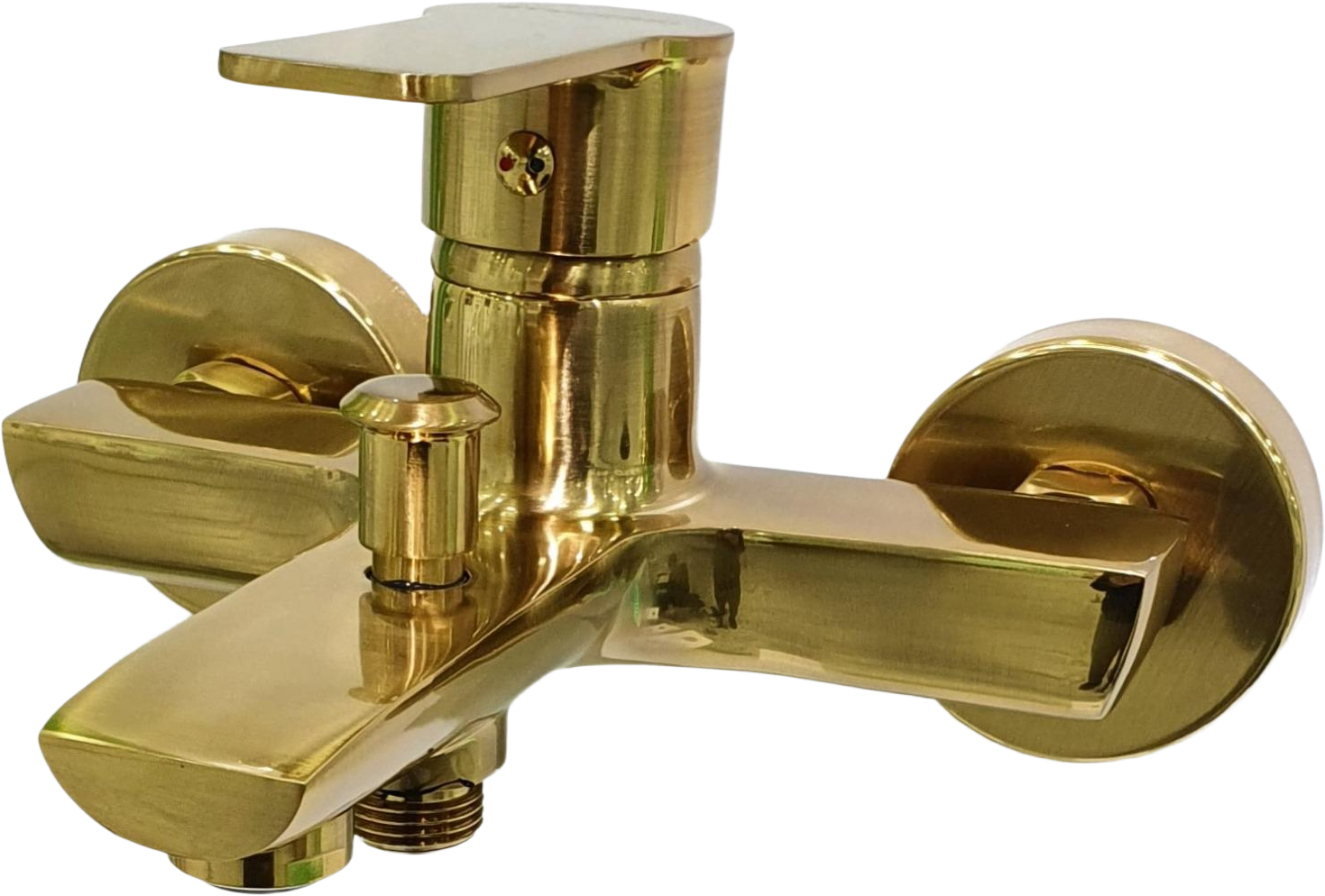 Смеситель для ванны с душем SW Готланд матовое золото