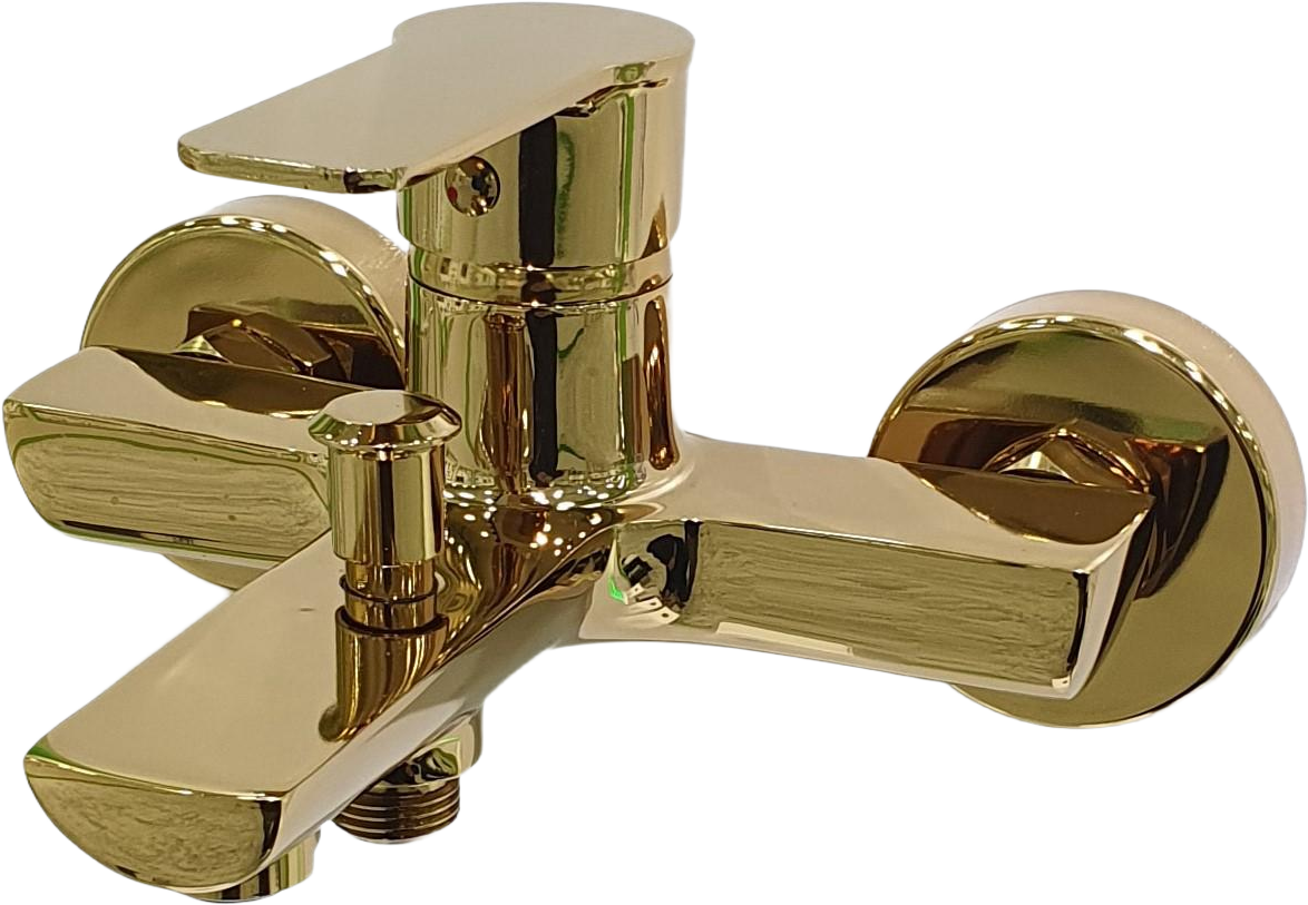 Смеситель для ванны с душем SW Готланд глянцевое золото