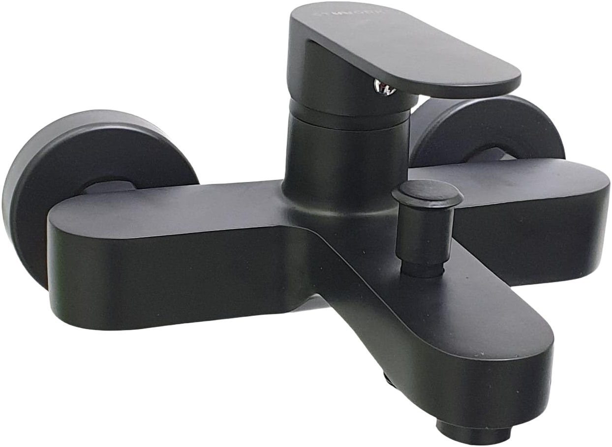 Смеситель для ванны с душем SW Вестфолл черный матовый