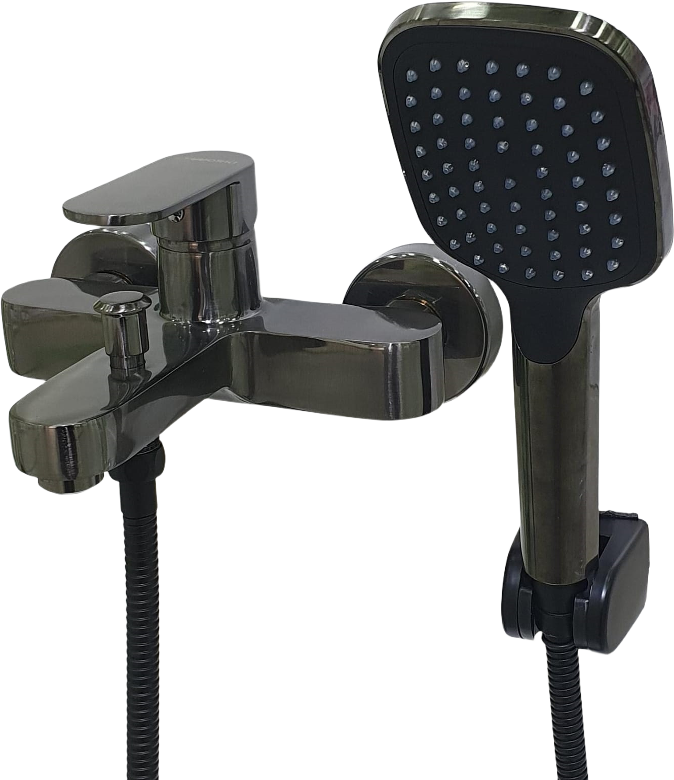 Смеситель для ванны с душем SW Вестфолл вороненая сталь