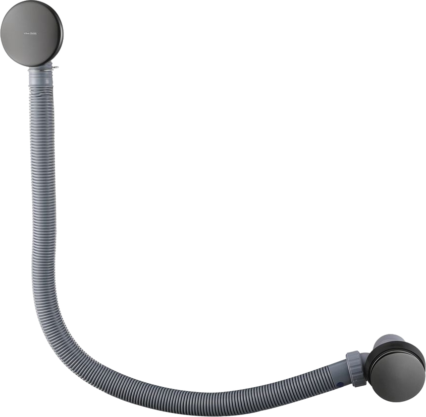 Слив-перелив для ванны Allen Brau Priority 5.31027-MG 52 мм, клик-клак, графит браш, без гидрозатвора