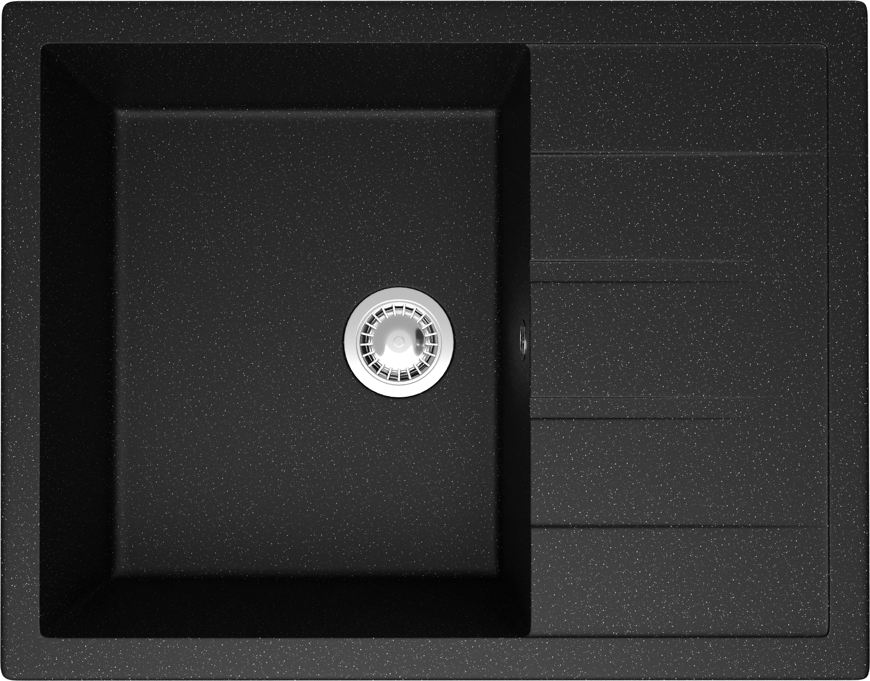 Мойка кухонная Domaci Болонья М-151-002 черная