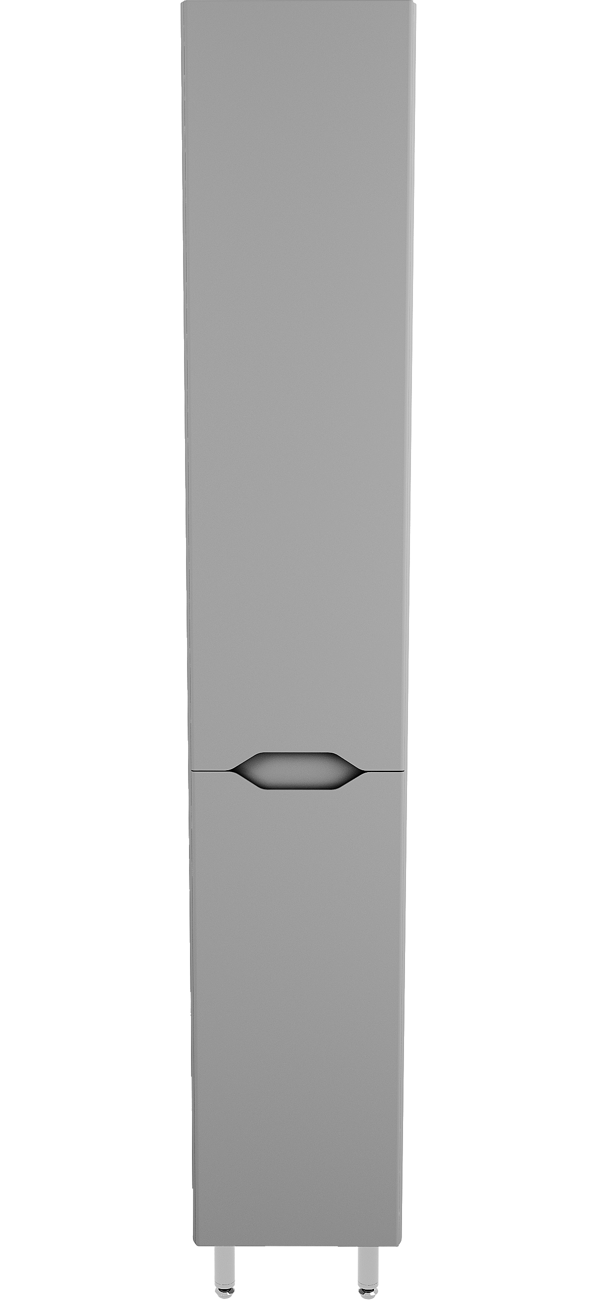 Шкаф-пенал для ванной Style Line Марелла 30 антискрейтч, серый