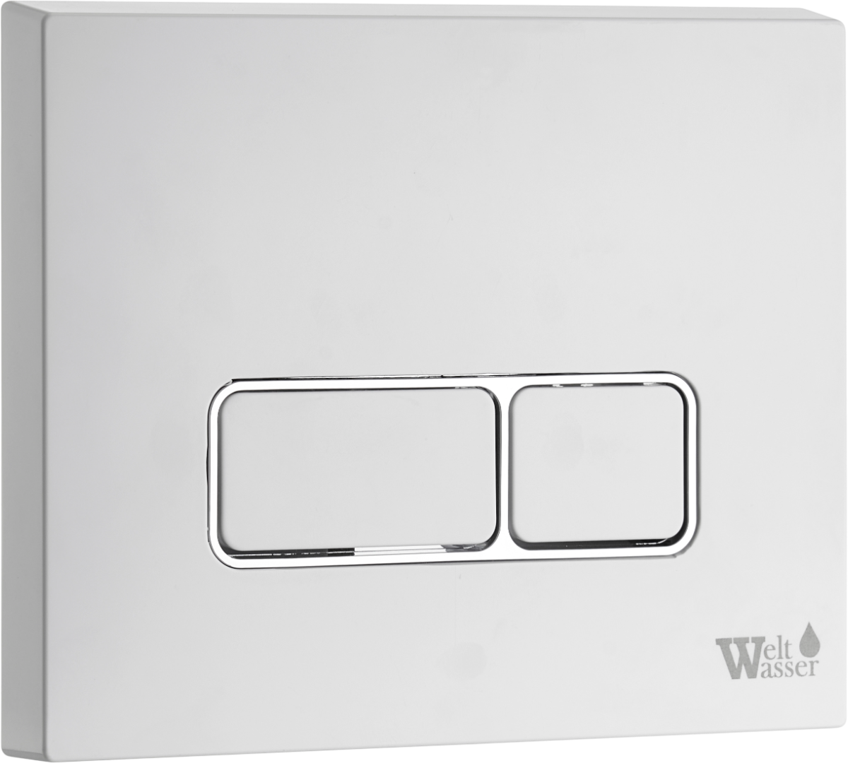 Кнопка смыва для унитаза Weltwasser WW Marberg 410 SE GL-WT пластик, цвет белый глянец