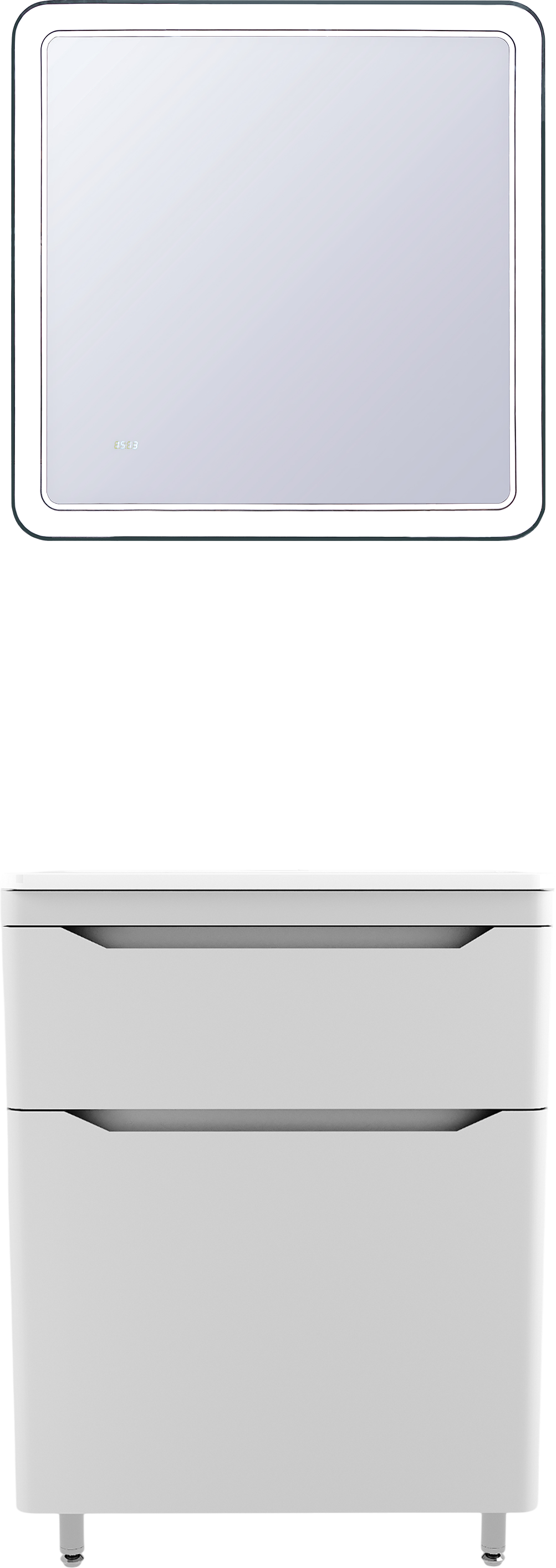 Мебель для ванной комнаты Style Line Марелла 60 напольная, белая матовая