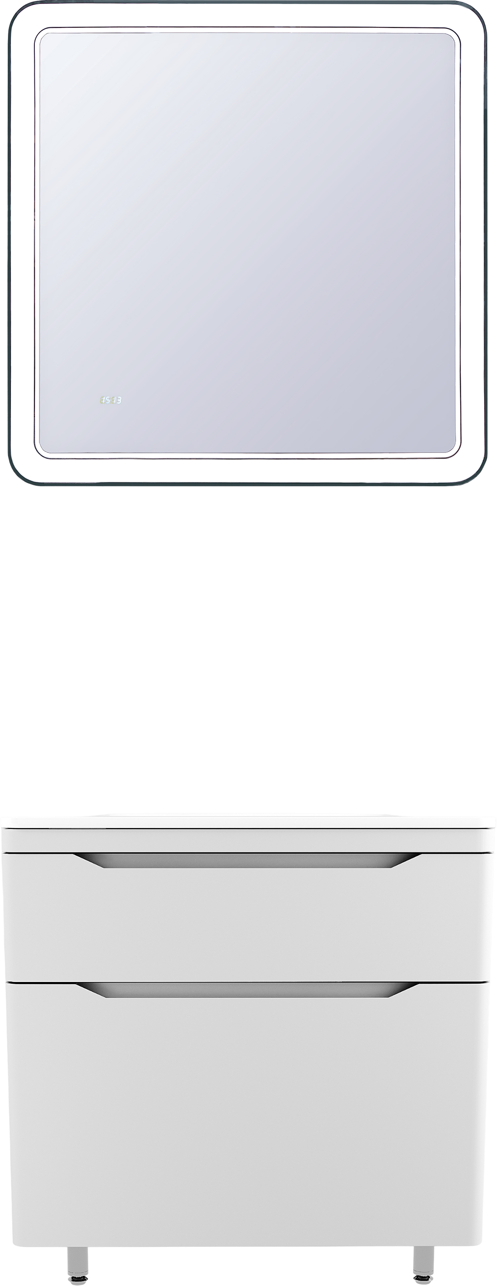 Мебель для ванной комнаты Style Line Марелла 80 напольная, белая матовая