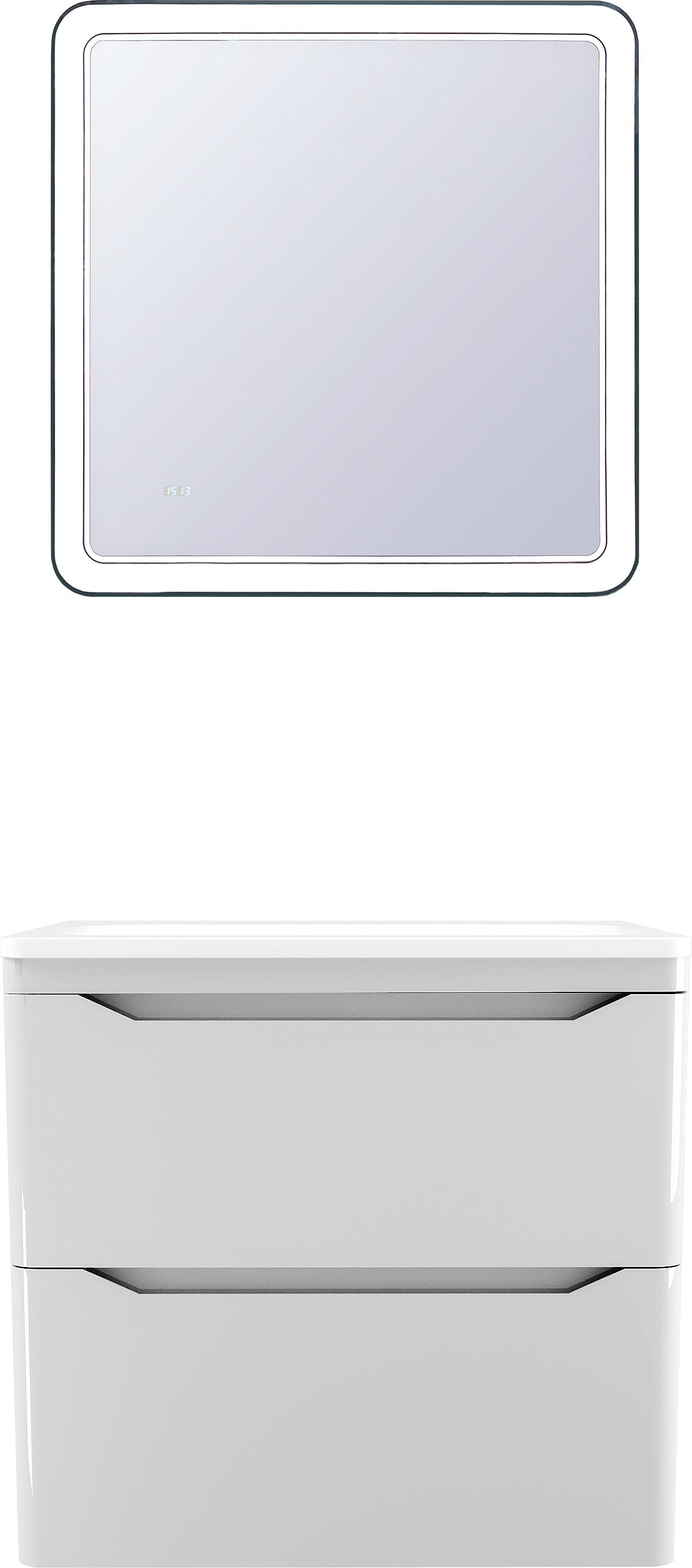 Мебель для ванной комнаты Style Line Марелла 60 подвесная, белый глянец