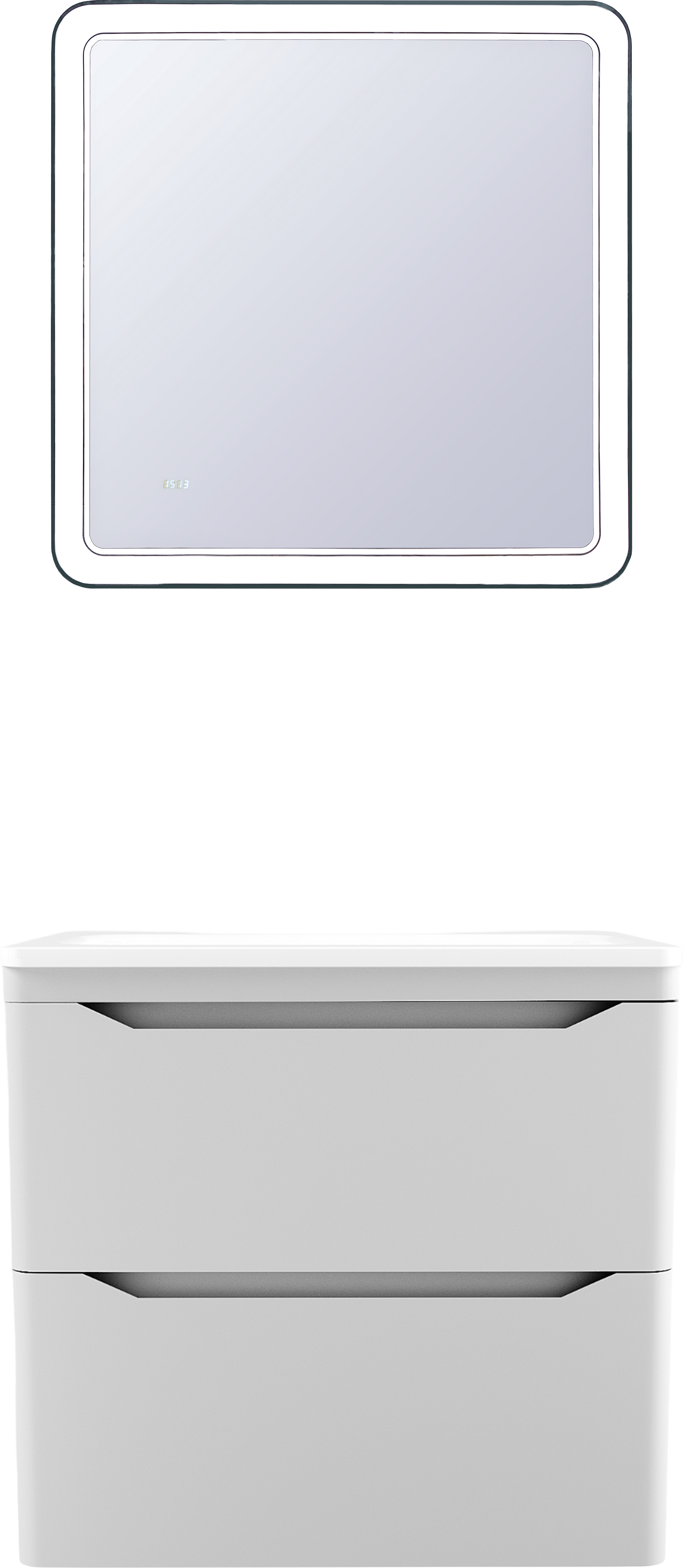 Мебель для ванной комнаты Style Line Марелла 70 подвесная, белая матовая