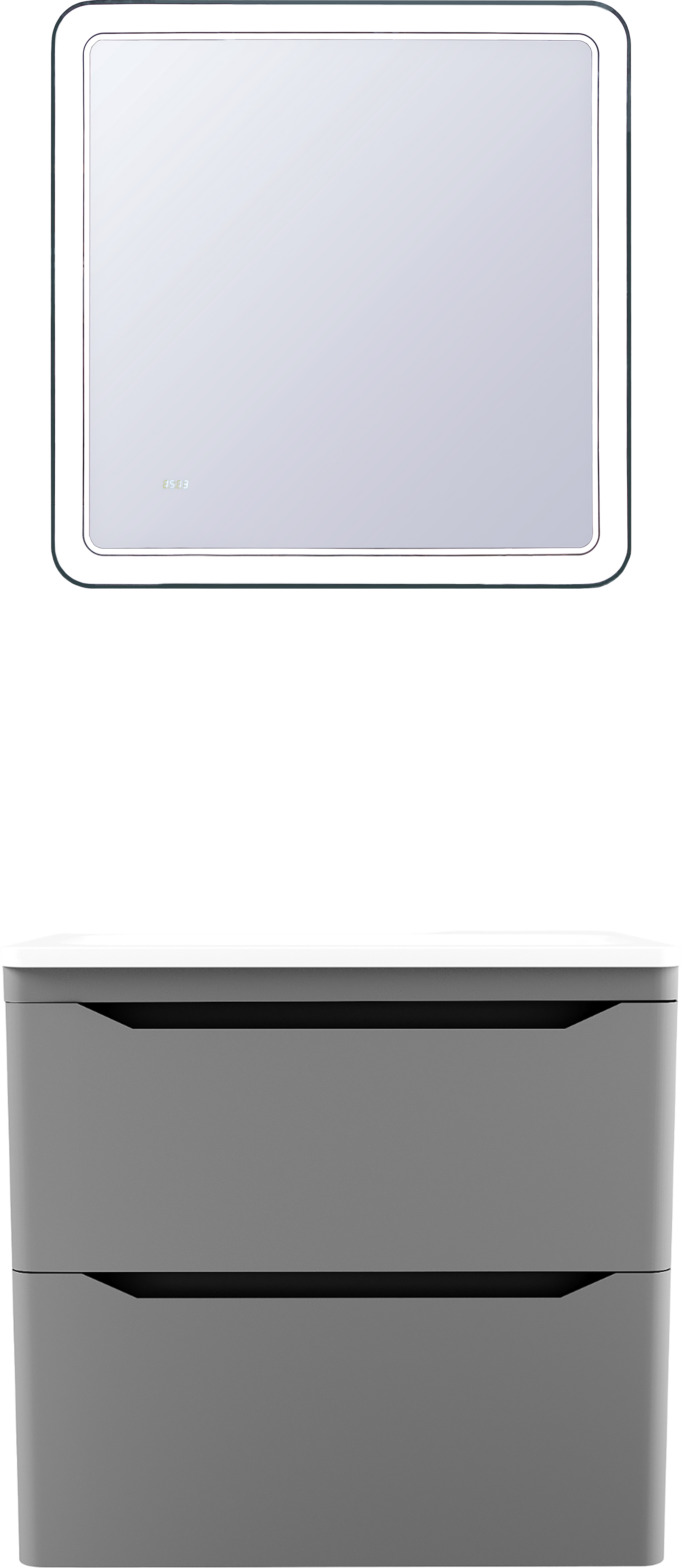 Мебель для ванной комнаты Style Line Марелла 70 подвесная, серая