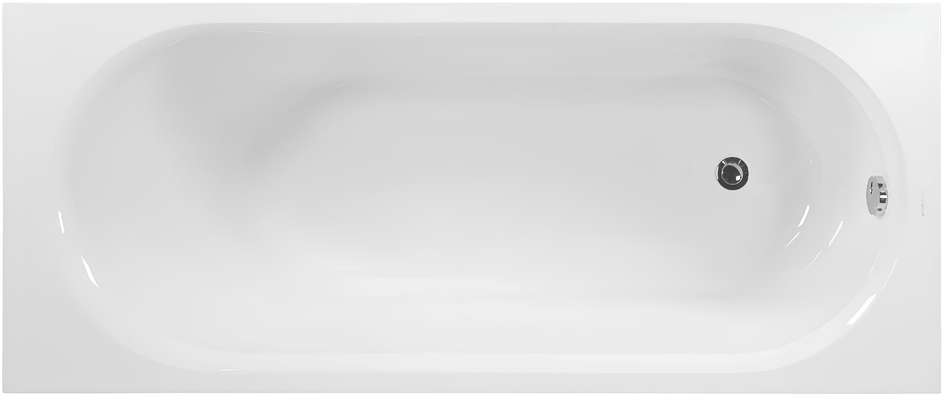 Акриловая ванна Vagnerplast Kasandra 165x70 см, пристенная, белая, на ножках