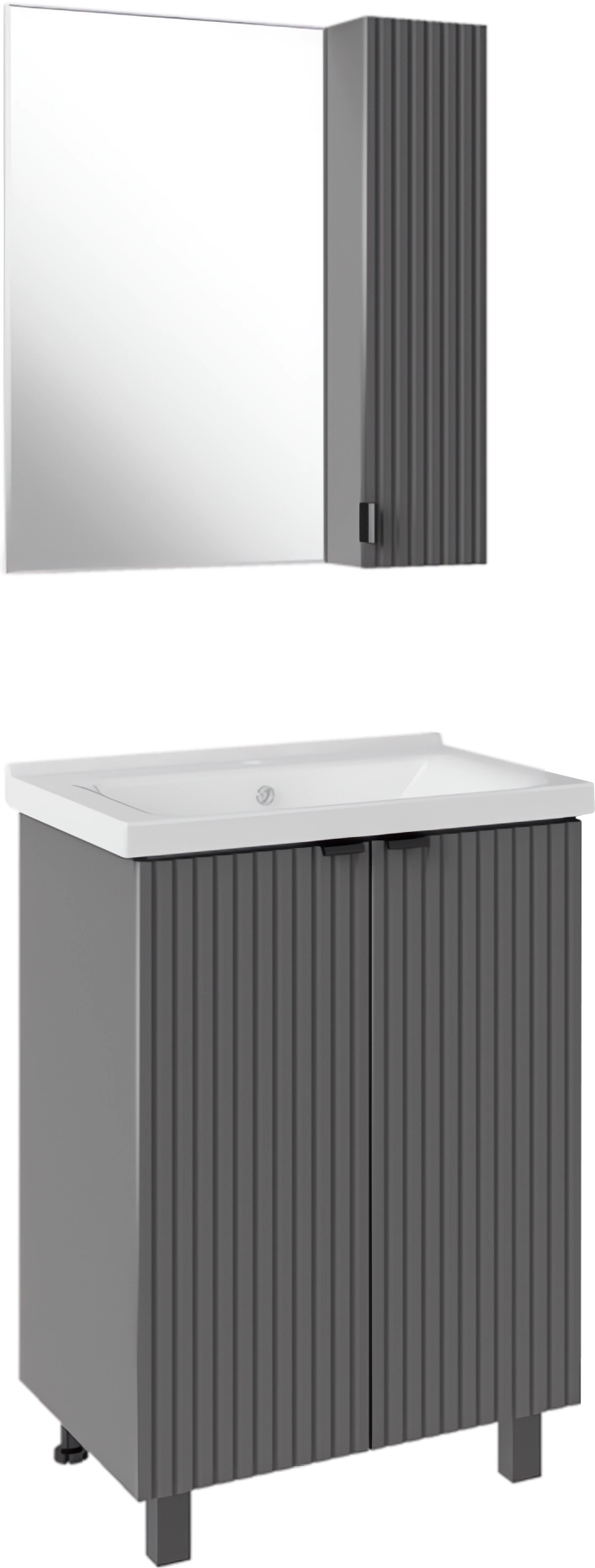 Мебель для ванной комнаты ASB-Mebel Дора 60 серая