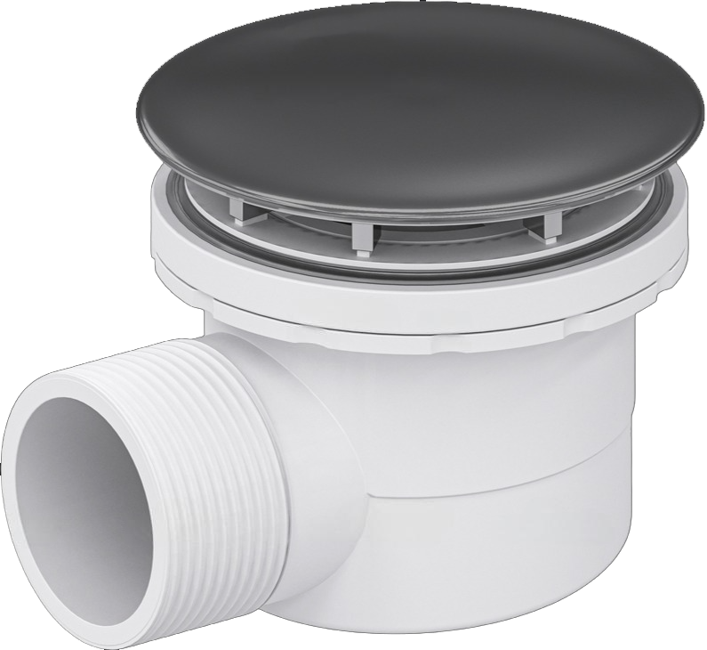 Сифон для поддона RGW Velplex QYD-06 60 мм, с сухим затвором, графит