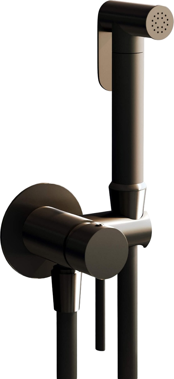 Гигиенический душ RGW Shower Panels SP-211B со смесителем, С ВНУТРЕННЕЙ ЧАСТЬЮ, черный