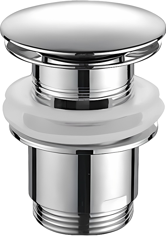 Донный клапан для раковины Haiba HB63 с переливом, хром