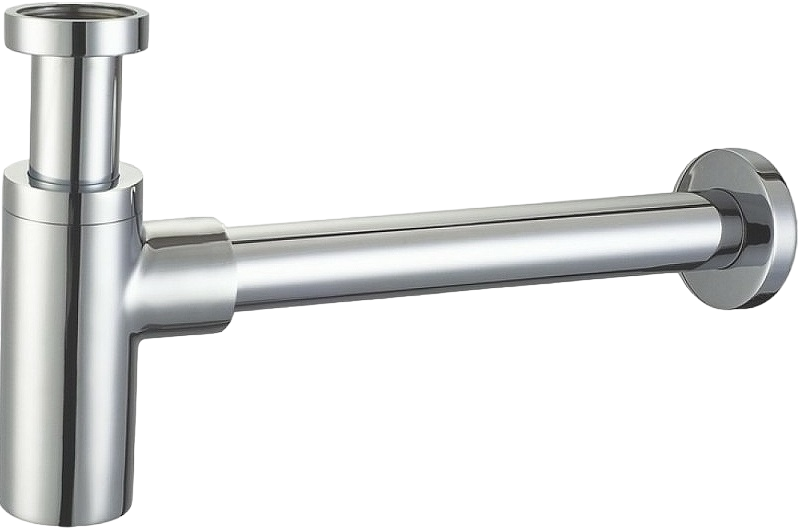 Сифон для раковины Haiba HB80-1 32 мм, бутылочный, хром, нержавеющая сталь