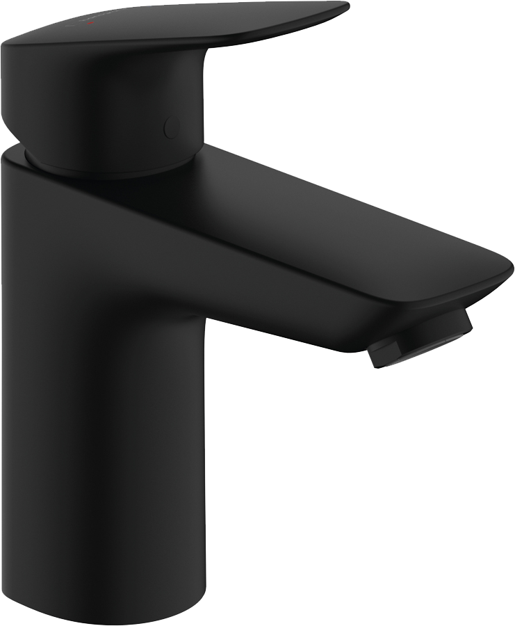 Смеситель для раковины Hansgrohe Logis 100 71101670 матовый черный
