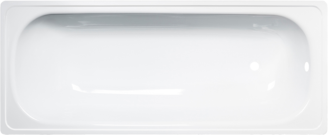 Стальная ванна ВИЗ Antika ОР-01200 150x70 см, пристенная, цвет белая орхидея, на ножках