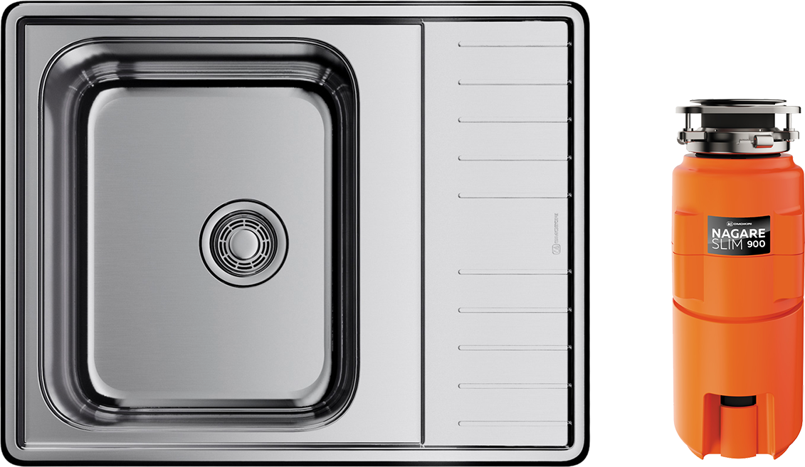 Комплект Мойка Omoikiri Sagami 63 + Измельчитель Nagare slim 900