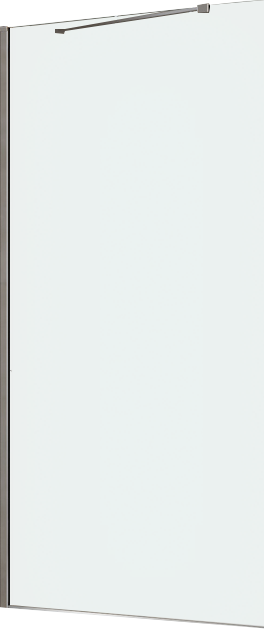 Шторка на ванну Cezares Liberta V-1-TB-80/155-C-Cr стекло прозрачное