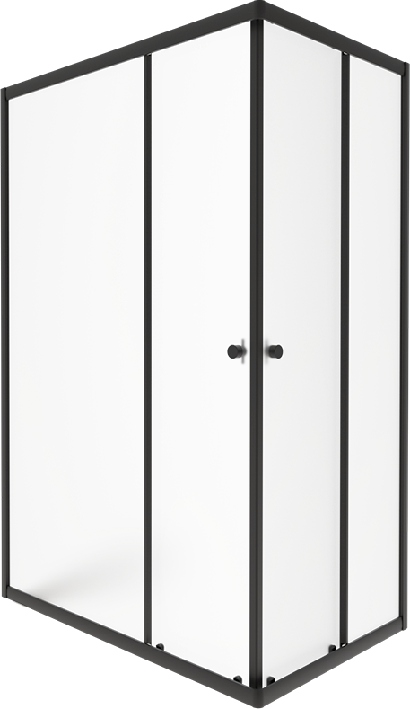 Душевой уголок Triton Вента БВ Щ0000064632 120х80 см, профиль черный матовый, стекло матовое