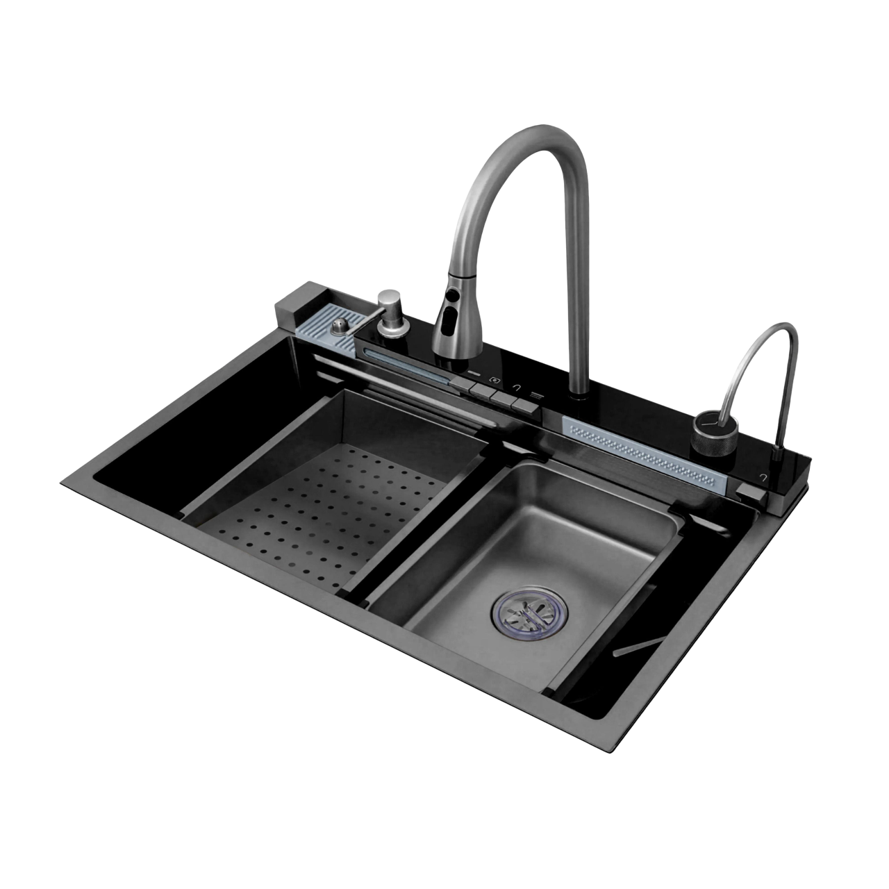 Многофункциональная мойка для кухни Ceruttispa Gloria II 10356 nano black