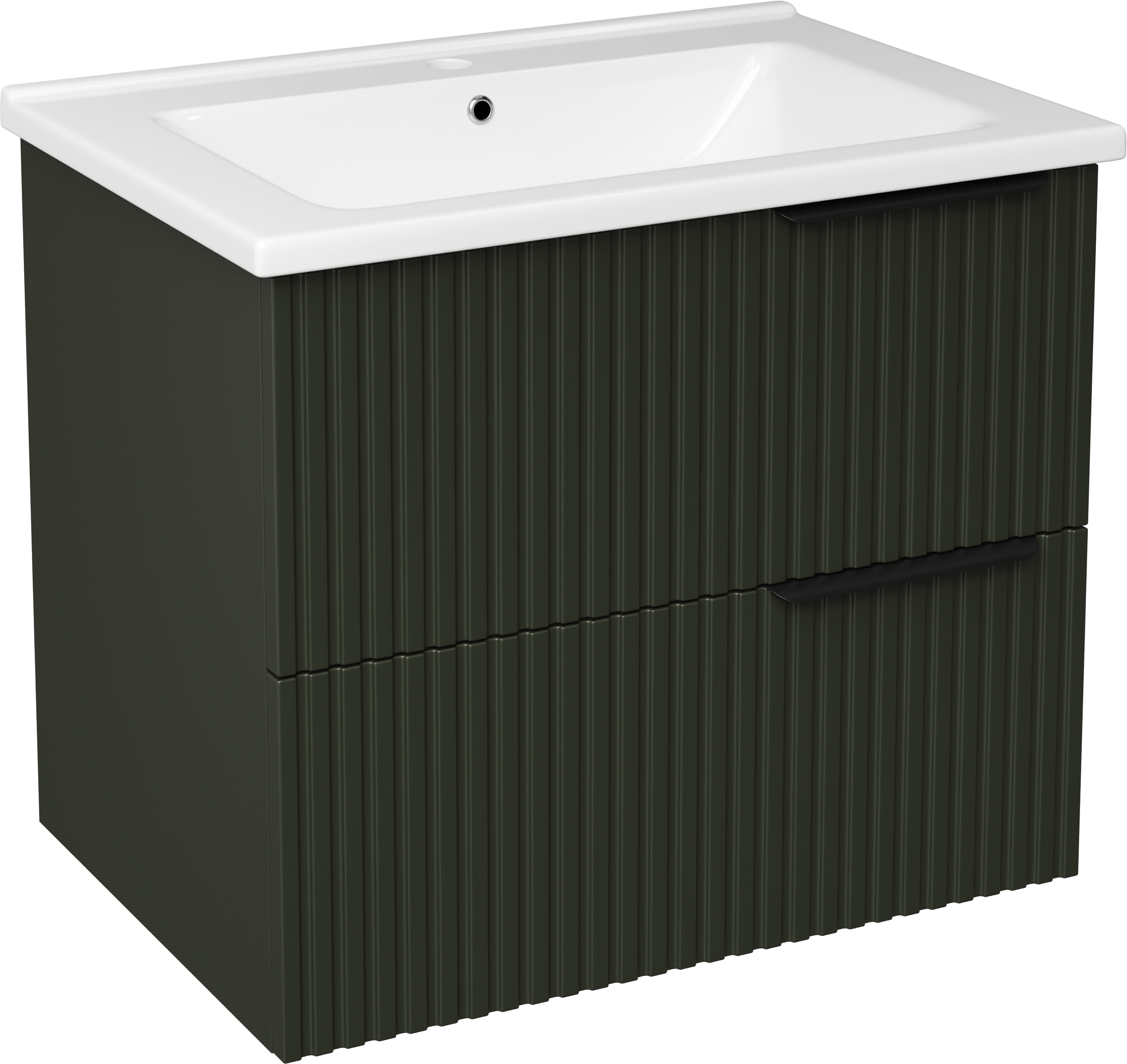 Тумба с раковиной STWORKI Хаммель 65 грин софт