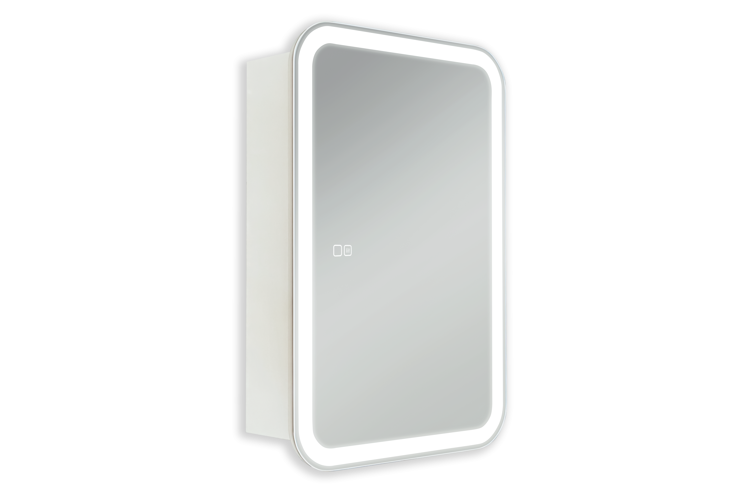 Зеркало-шкаф Silver Mirrors Фиджи 2 Flip 50x75 с подсветкой, с подогревом