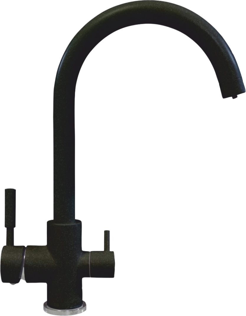 Смеситель для кухни GOLDEN FOX Kitchen Pro 11026 черный