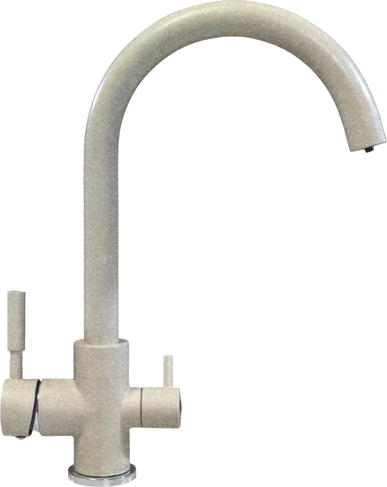 Смеситель для кухни GOLDEN FOX Kitchen Pro 11024 бежевый