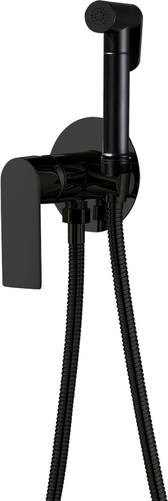 Гигиенический душ GOLDEN FOX Manchester 12012 со смесителем, черный