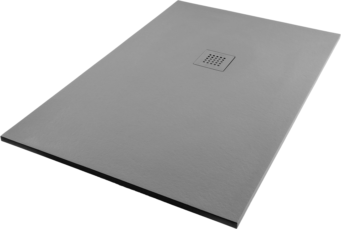 Поддон для душа Starohome Solid 1237480 120х80, серый матовый