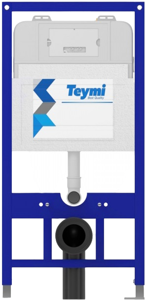 Инсталляция для унитаза Teymi Aina T70011 крепление к полу и стене