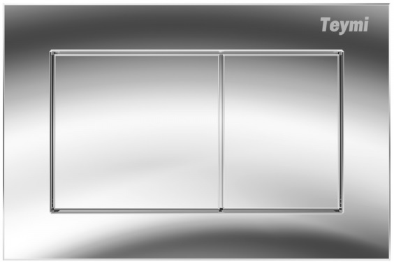 Кнопка смыва для унитаза Teymi Aina T70012CH АБС-пластик, цвет хром глянец