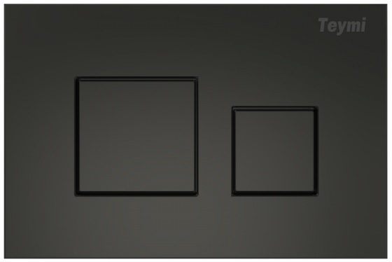 Кнопка смыва для унитаза Teymi Kati T70702BM АБС-пластик, цвет матовый черный