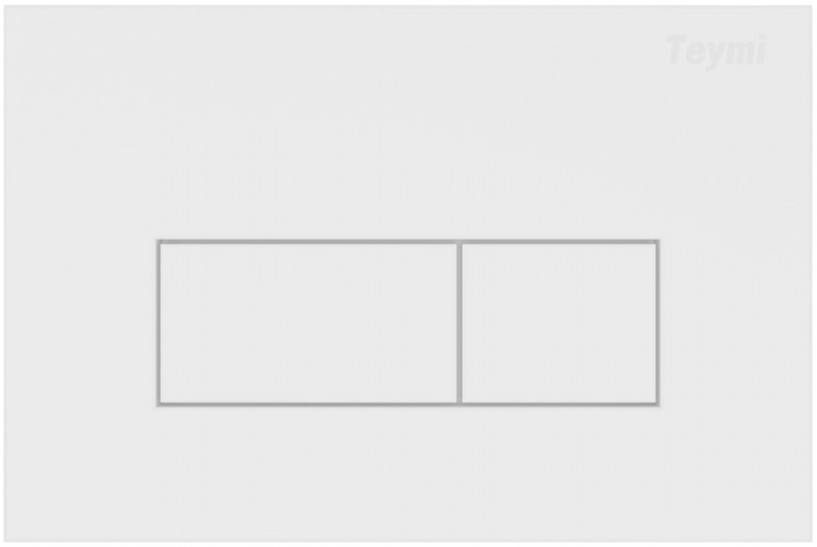 Кнопка смыва для унитаза Teymi Helmi T70018WM АБС-пластик, цвет матовый белый