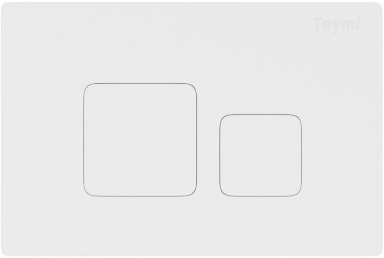 Кнопка смыва для унитаза Teymi Kati T70021WM АБС-пластик, цвет матовый белый