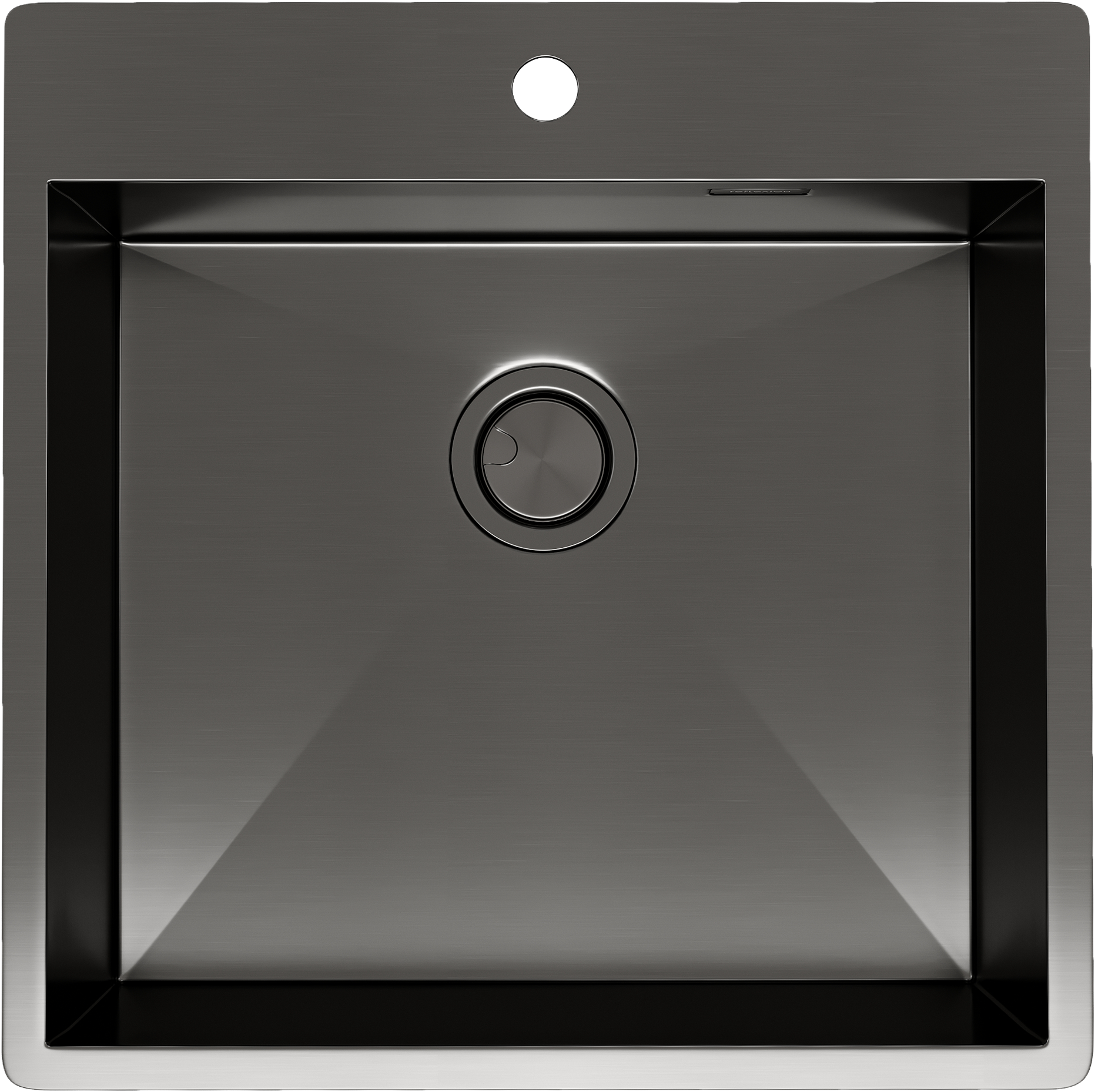 Мойка кухонная Reflexion Iseo RX2250BL оружейная сталь