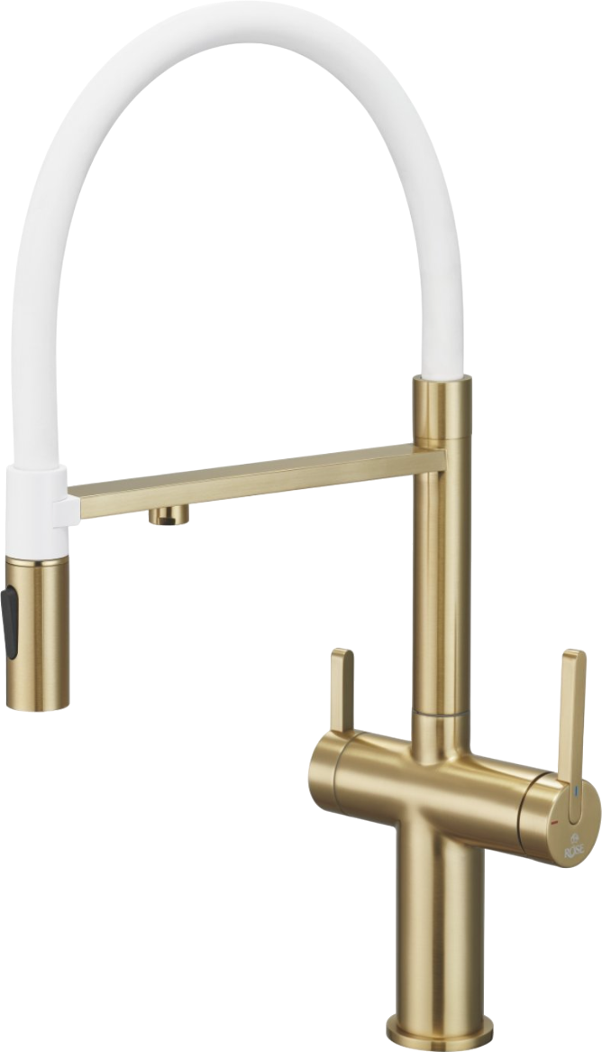 Смеситель для кухни Rose R458G золото