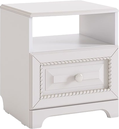 Прикроватная тумба Mebelson Белла SMB-14 белый, джелато софт