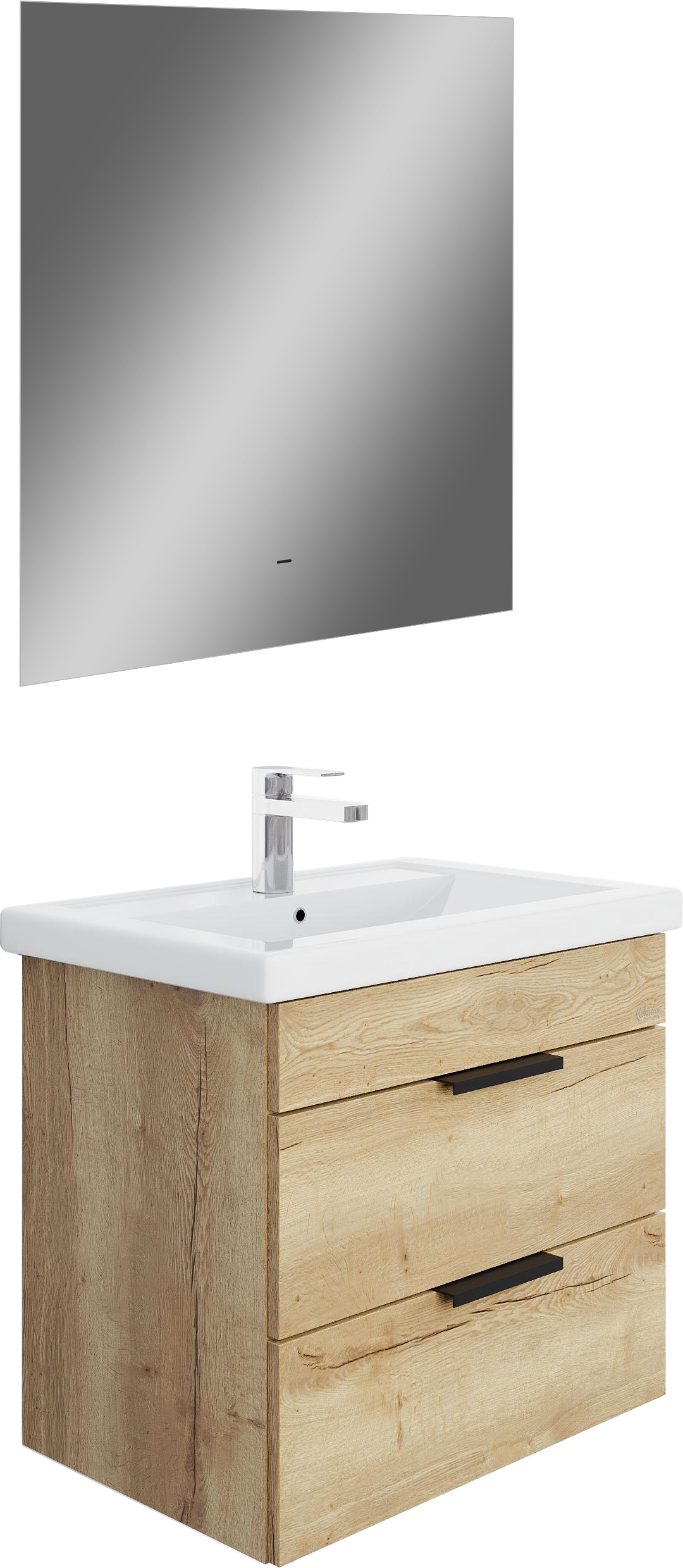 Мебель для ванной комнаты Onika Легран 50.13 дуб галифакс, зеркало DIWO Элиста